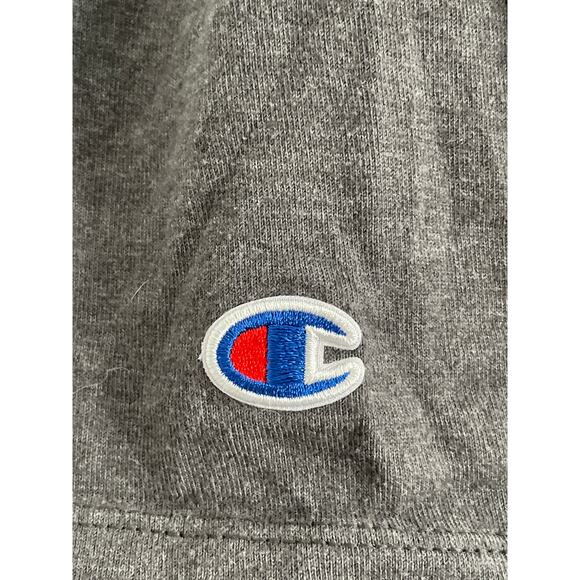 Champion Men's Classic Graphic Jersey Script Tee Shirt Gray Large - Picture 3 of 7